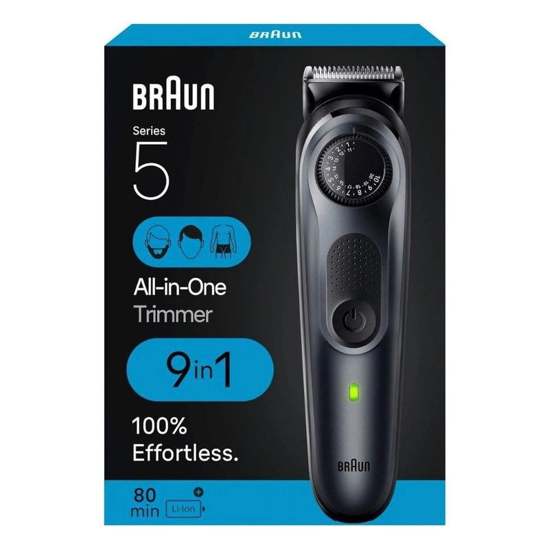 Braun Series 5 All-in-One Trimmer, 9-in-1 Men's Grooming Kit