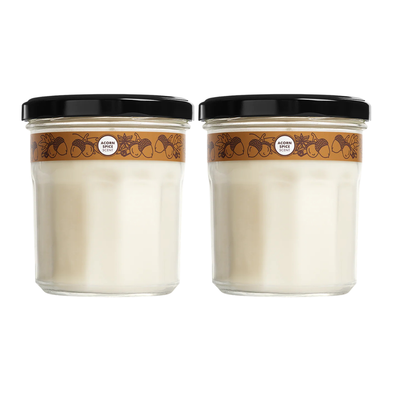 Mrs. Meyer's Clean Day Soy Candle, Acorn Spice, 7.2 oz