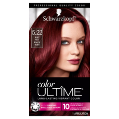 Schwarzkopf Color Ultime Long-Lasting Vibrant Hair Color, 5.22 Ruby Red