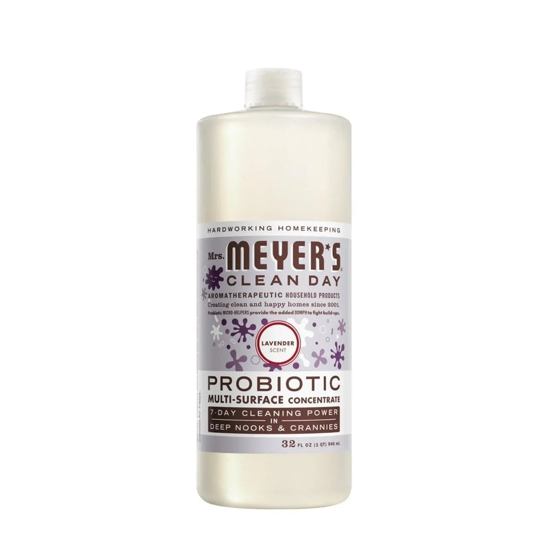 Mrs. Meyers Clean Day Probiotic Multi-Surface Concentrate Cleaner, Lavender, 32 Fl Oz