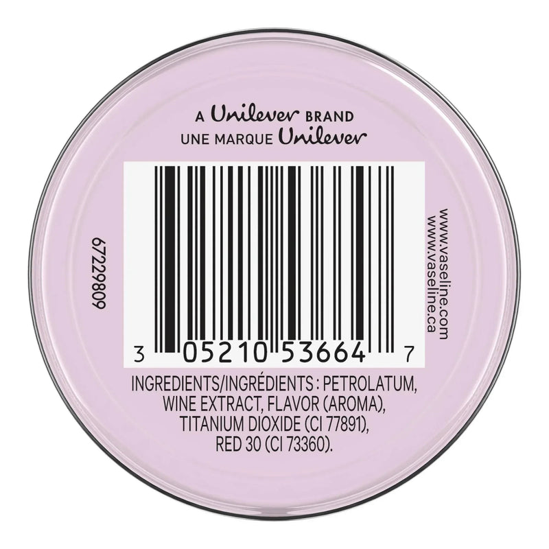 Vaseline Lip Therapy Pink Bubbly Lip Balm Tin, 0.6 Oz