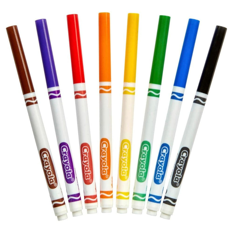 Crayola Classic Fine Line Markers, 8 Count