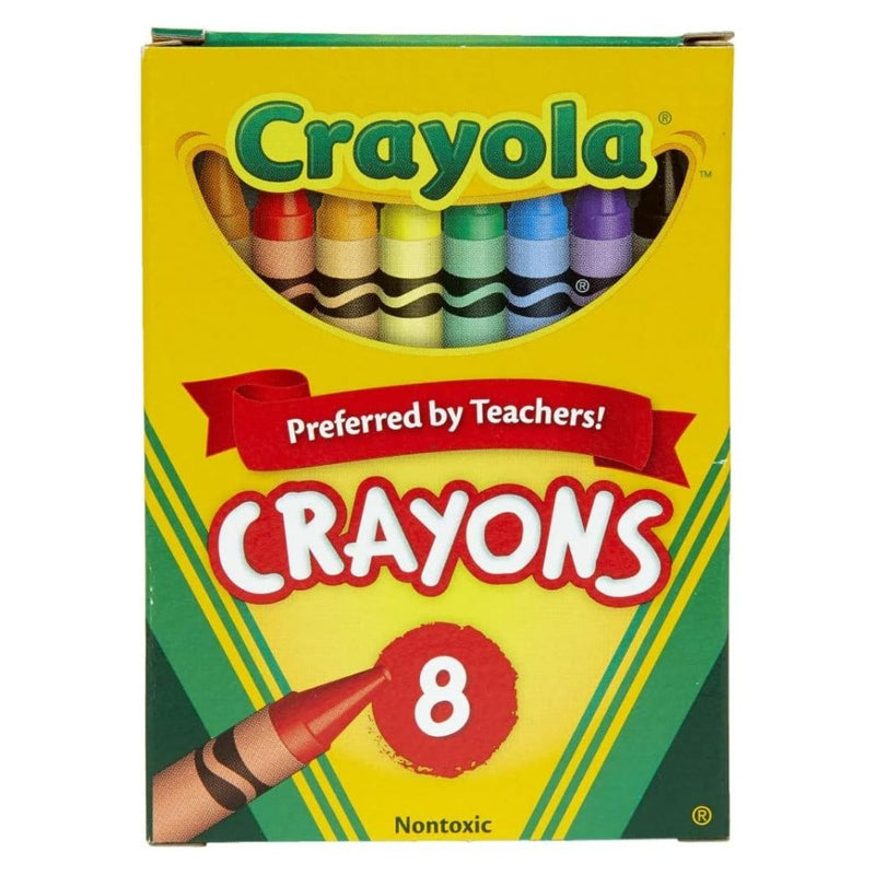 Crayola Classic Crayons, 8 Count - Pack of 12 Boxes