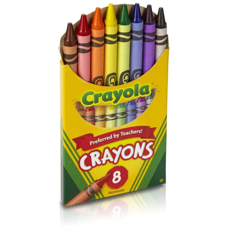Crayola Classic Crayons, 8 Count - Pack of 12 Boxes