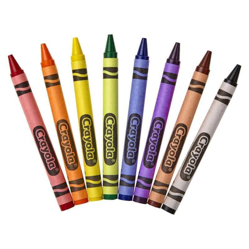 Crayola Classic Crayons, 8 Count - Pack of 12 Boxes