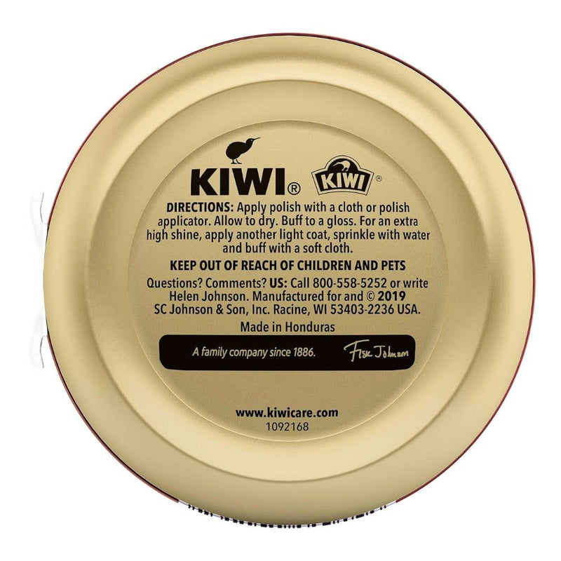 Kiwi Shoe Polish Tin, Brown, 1.125 oz ( 32g )