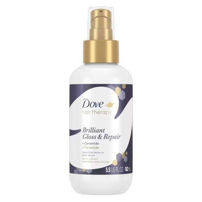 Dove Hair Therapy Brilliant Gloss & Repair Leave-in Hair Treatment, 5.5 Oz -