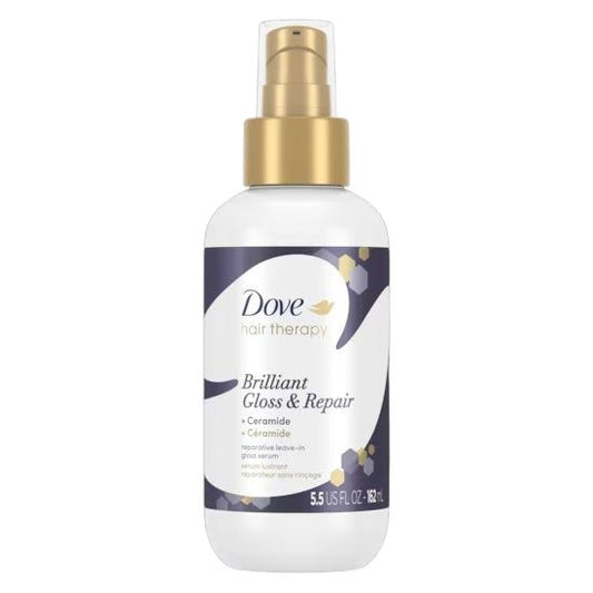 Dove Hair Therapy Brilliant Gloss & Repair Leave-in Hair Treatment, 5.5 Oz -