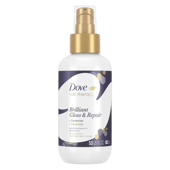 Dove Hair Therapy Brilliant Gloss & Repair Leave-in Hair Treatment, 5.5 Oz