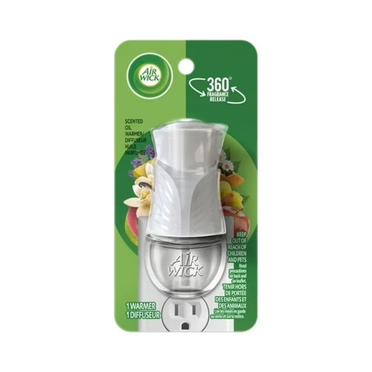 Air Wick Scented Oil Air Freshener Plug In Warmer, White -