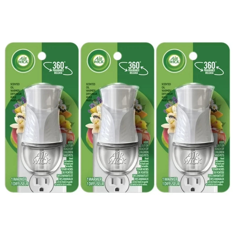 Air Wick Scented Oil Air Freshener Plug In Warmer, White