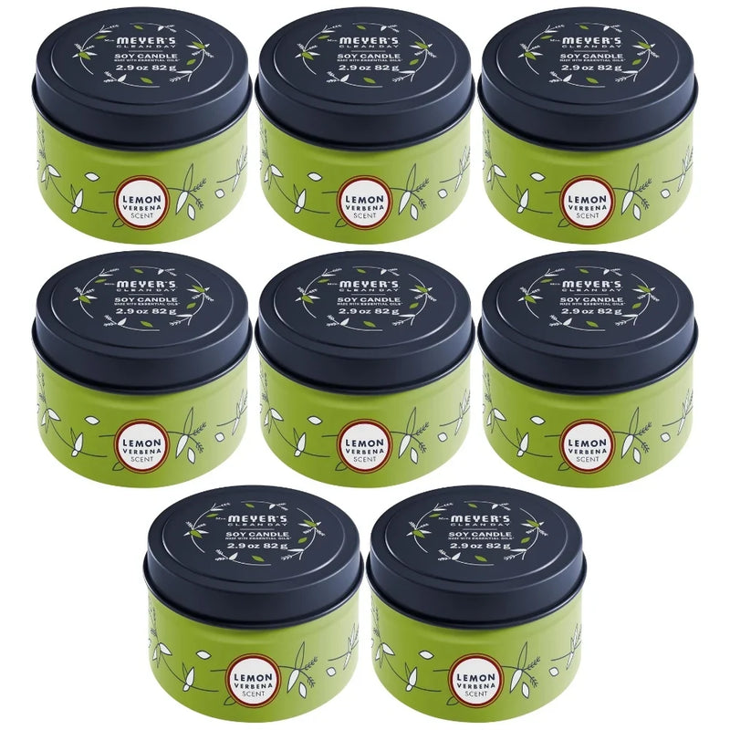Mrs. Meyer's Soy Candle, Lemon Verbena, 2.9 oz