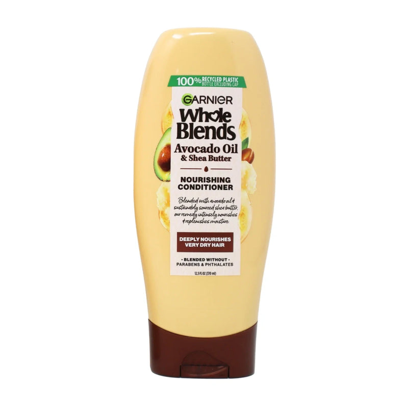 Garnier Whole Blends Avocado Oil & Shea Butter Nourishing Shampoo & Conditioner, 12.5 Oz