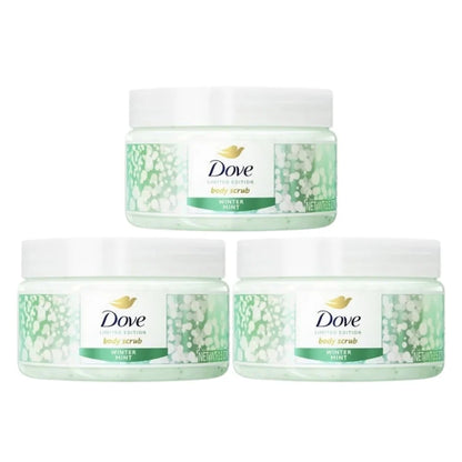 Dove Limited Edition Body Scrub, Winter Mint, 3.5oz -