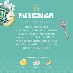 Caldrea Linen and Room Air Freshener Spray, Pear Blossom Agave, 16 oz