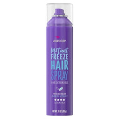 Aussie Instant Freeze Hairspray, 24-Hour Extreme Hold with Australian Jojoba Oil & Sea Kelp, 10 oz