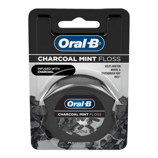 Oral-B Charcoal Mint Dental Floss, 54.6 YD (50m) -