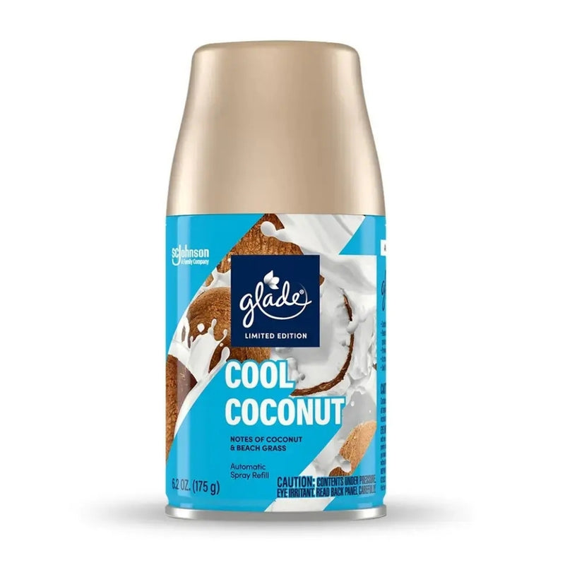 Glade Automatic Spray Refills, Cool Coconut, 6.2oz