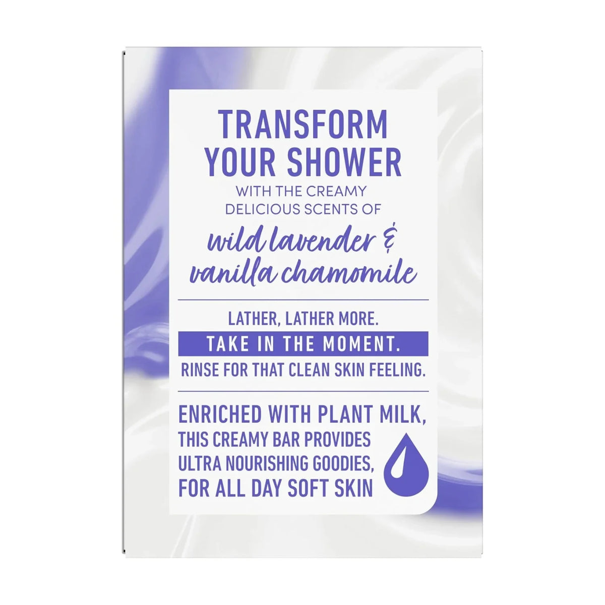 Dove Plant Milk Cleansing Bar, Macadamia Milk & Willow Lavender, 5oz -