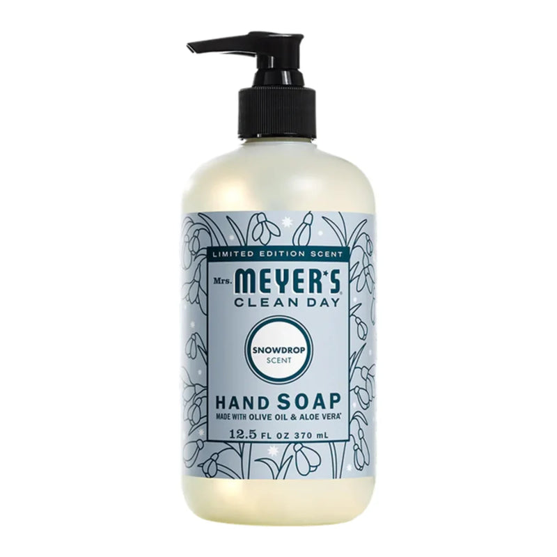 Mrs. Meyers Clean Day Liquid Hand Soap, Snowdrop, 12.5oz