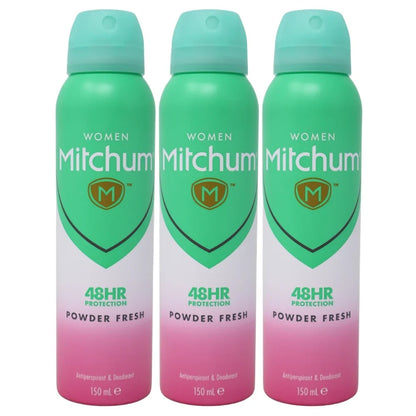 Mitchum Women Antiperspirant & Deodorant, Powder Fresh, 5 oz, 3-Pack