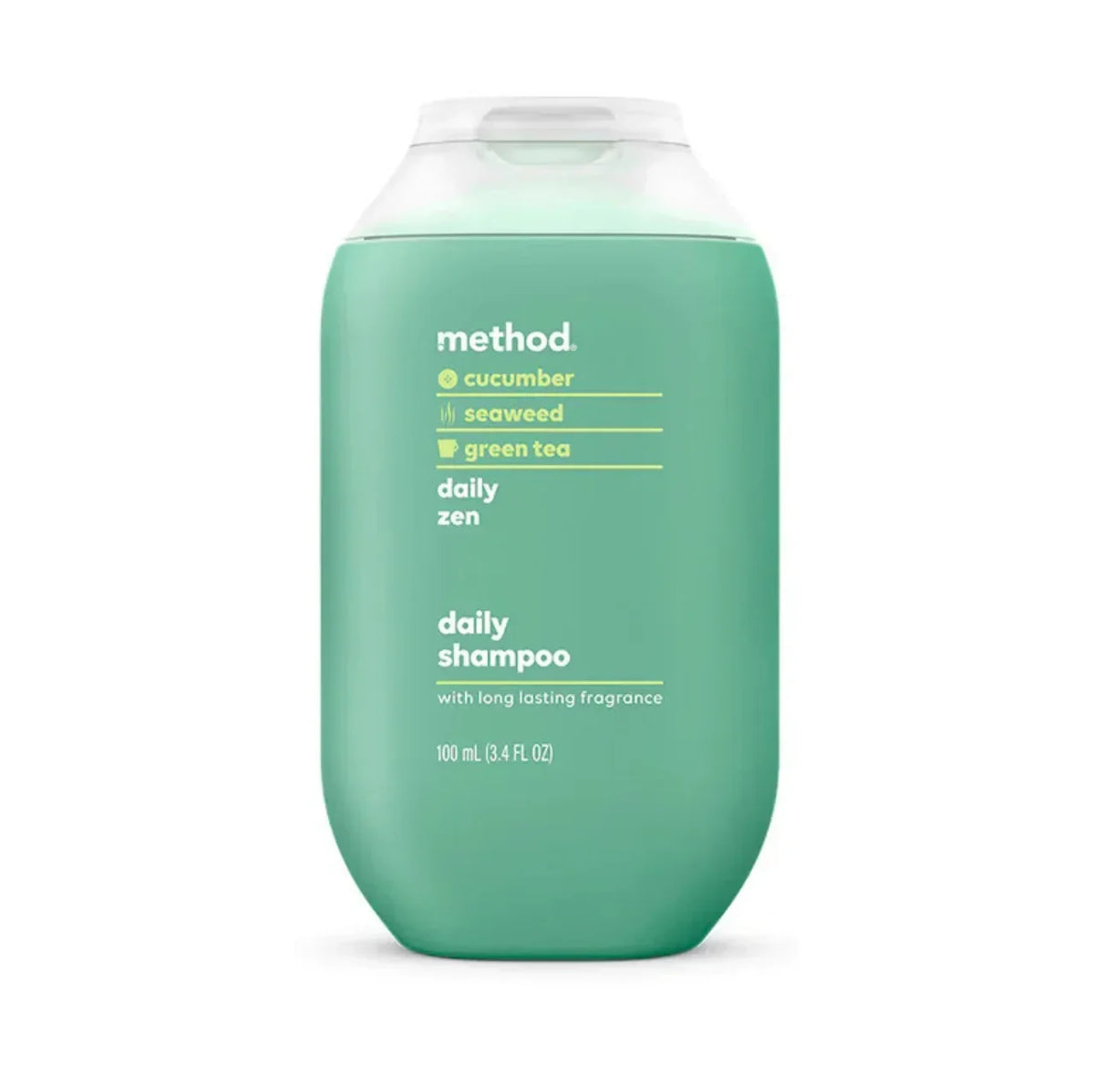 Method Travel Size Shampoo, Daily Zen, 3.4 oz