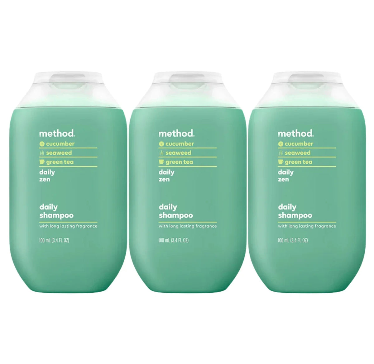 Method Travel Size Shampoo, Daily Zen, 3.4 oz, image 4