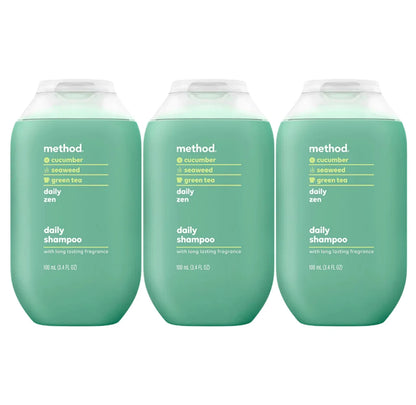 Method Travel Size Shampoo, Daily Zen, 3.4 oz, image 4