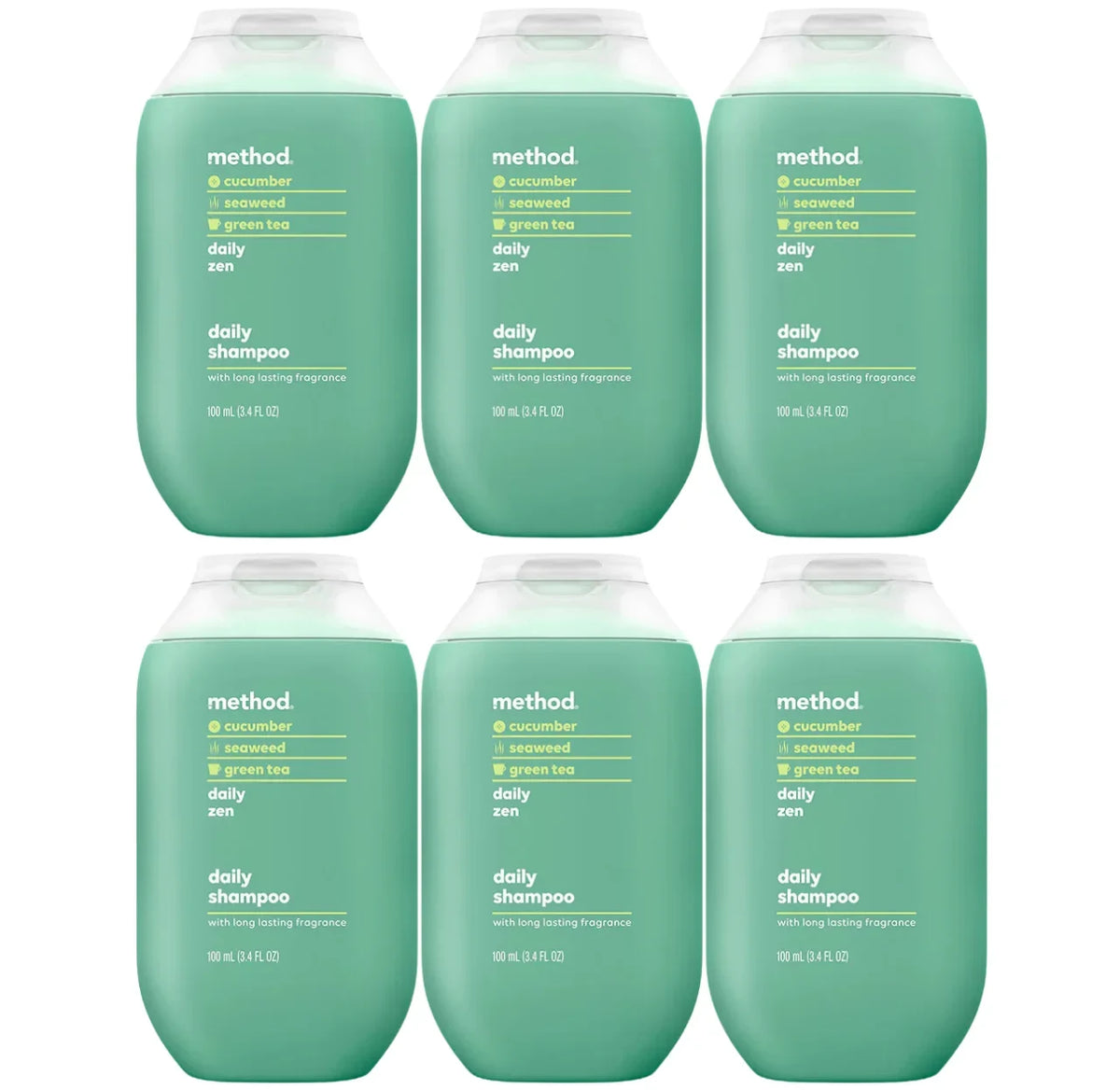 Method Travel Size Shampoo, Daily Zen, 3.4 oz, image 5