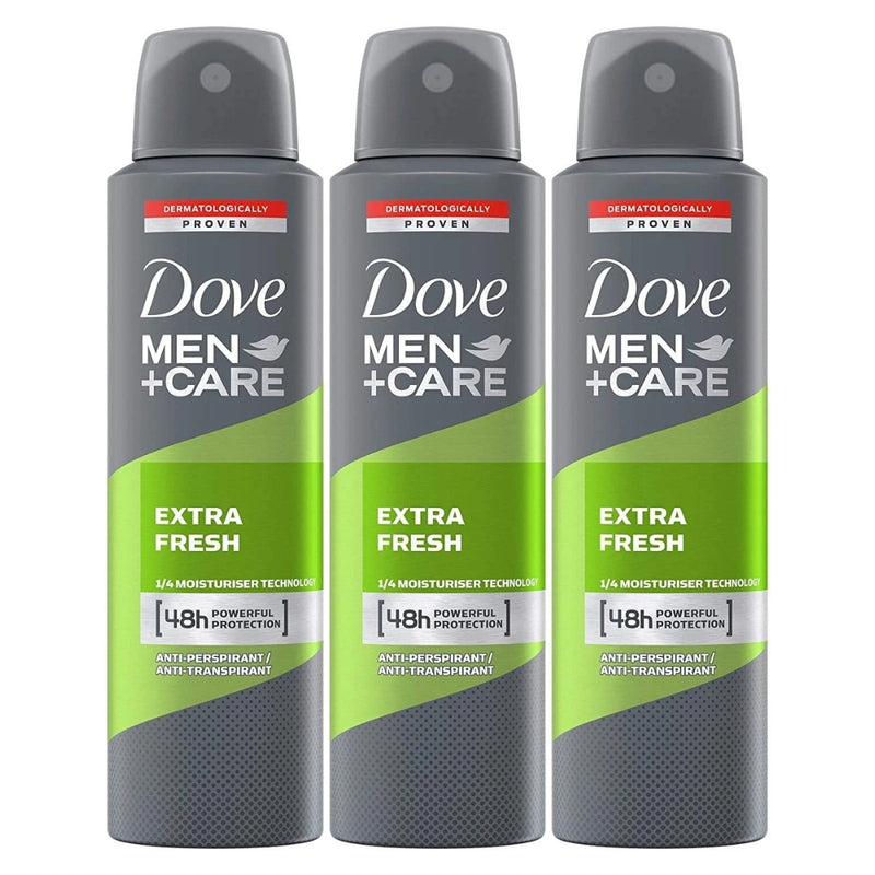 Dove Men+Care Antiperspirant Deodorant Spray, Extra Fresh Scent, 8.4oz