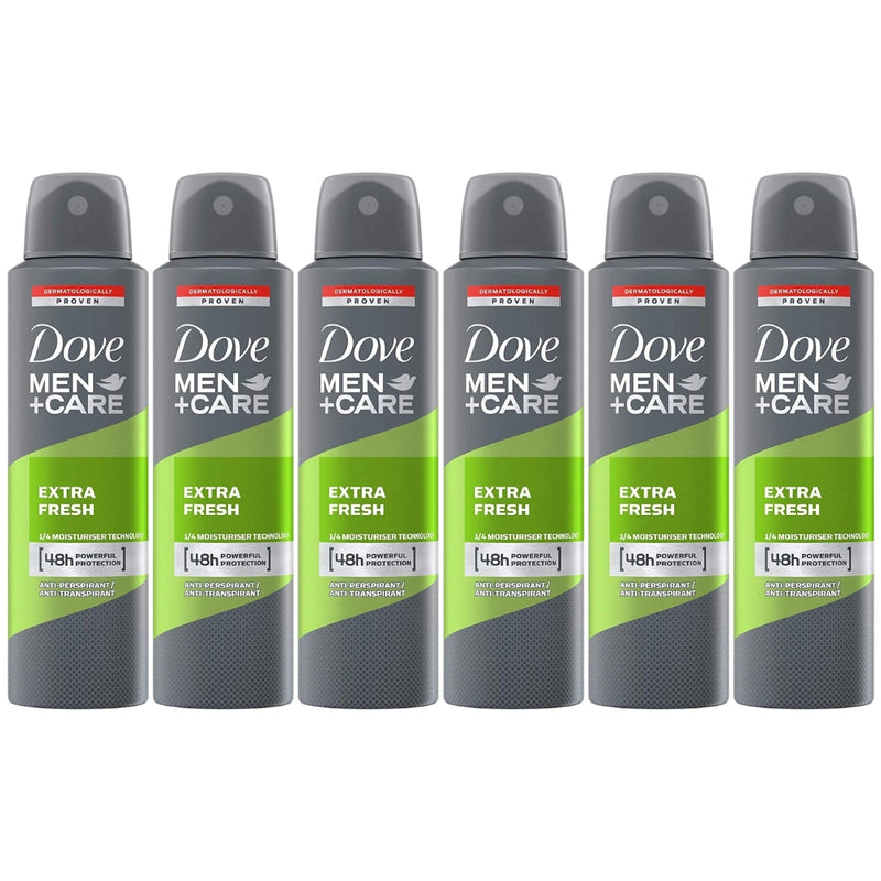 Dove Men+Care Antiperspirant Deodorant Spray, Extra Fresh Scent, 8.4oz