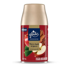 Glade Automatic Spray Refills, Warm Apple & Spices, 6.2oz