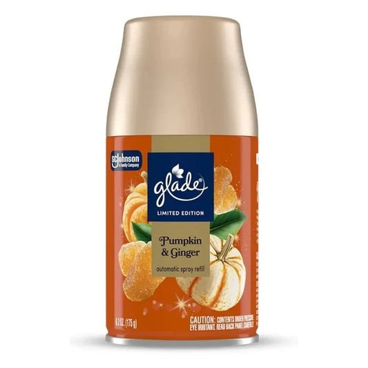 Glade Automatic Spray Refills, Pumpkin & Ginger, 6.2oz -