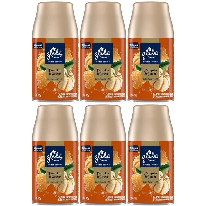 Glade Automatic Spray Refills, Pumpkin & Ginger, 6.2oz