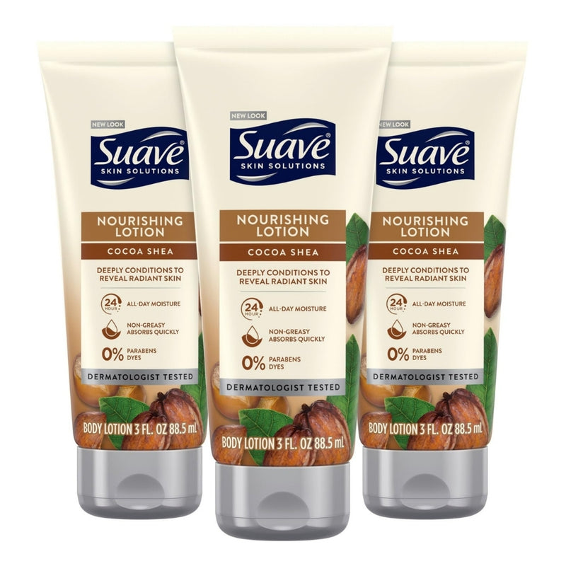Suave Nourishing Body Lotion, Cocoa Shea, 3oz