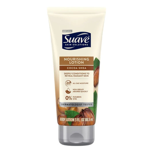 Suave Nourishing Body Lotion, Cocoa Shea, 3oz -
