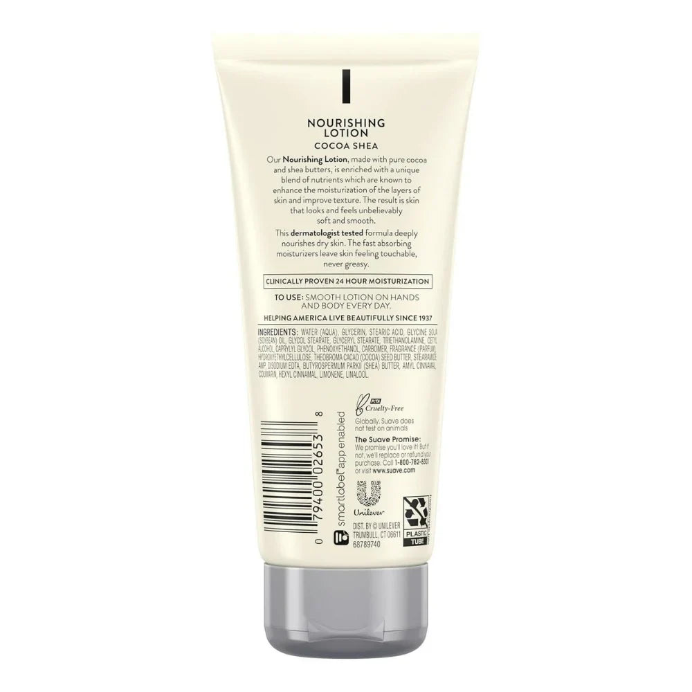 Suave Nourishing Body Lotion, Cocoa Shea, 3 oz, image 2
