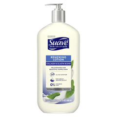 Suave Skin Solutions Renewing Body Lotion with Collagen & Elastin Blend, 32 Oz