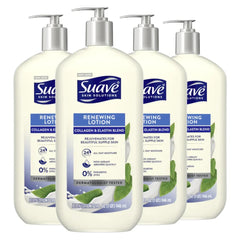 Suave Skin Solutions Renewing Body Lotion with Collagen & Elastin Blend, 32 Oz