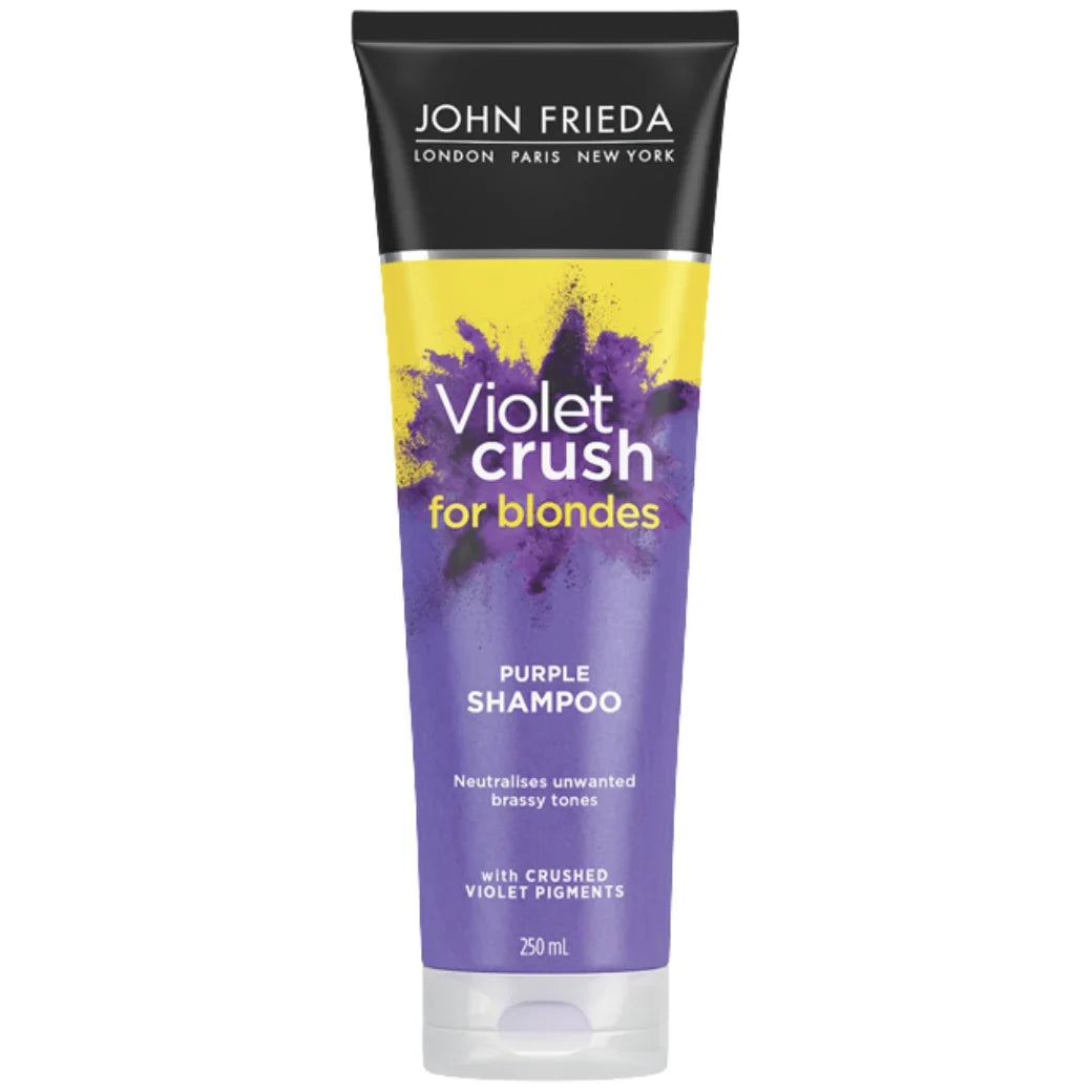 John Frieda Violet Crush for Blondes Purple Shampoo, 8.3oz -