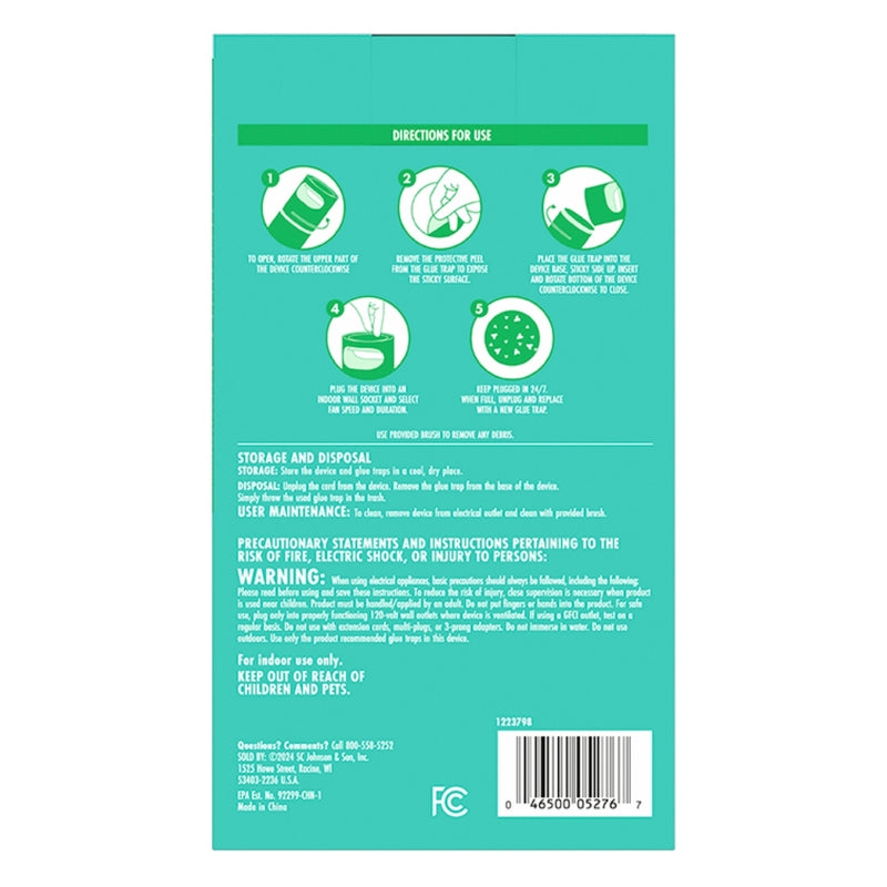 STEM Flying Insects Fan Trap Starter Kit: 1 Device + 5 Glue Traps