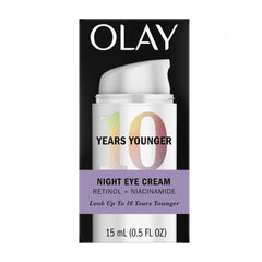 Olay 10 Years Younger Night Eye Cream, 0.5oz ( 15ml )