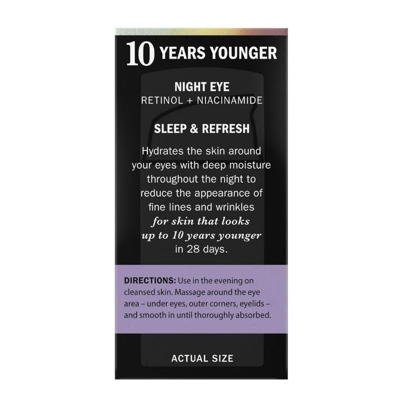 Olay 10 Years Younger Night Eye Cream, 0.5oz ( 15ml )