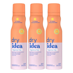Dry Idea Antiperspirant & Deodorant Dry Spray, Fragrance Free, 3.8oz