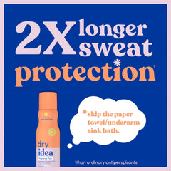 Dry Idea Antiperspirant & Deodorant Dry Spray, Fragrance Free, 3.8oz