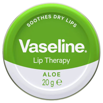 Vaseline Lip Therapy Lip Balm Tin, Aloe, 0.7oz (20g) -