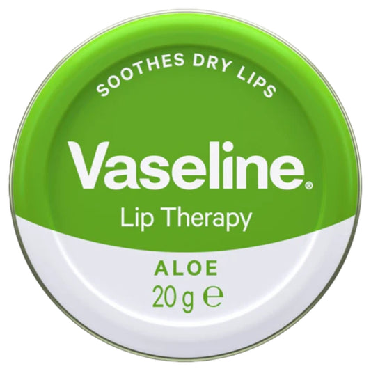 Vaseline Lip Therapy Lip Balm Tin, Aloe, 0.7oz (20g) -