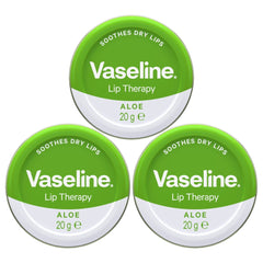 Vaseline Lip Therapy Lip Balm Tin, Aloe, 0.7oz (20g)