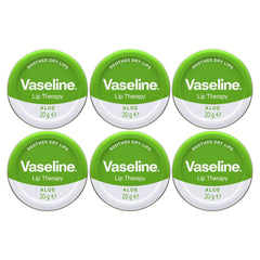 Vaseline Lip Therapy Lip Balm Tin, Aloe, 0.7oz (20g)