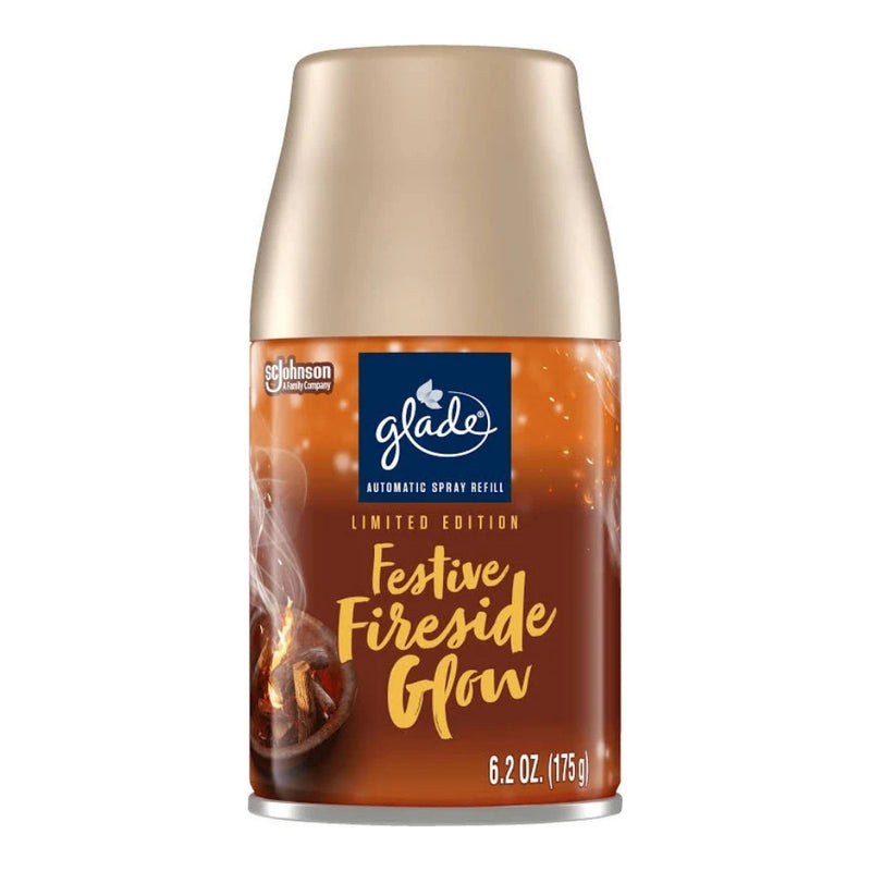 Glade Automatic Spray Refill, Festive Fireside Glow, 6.2oz